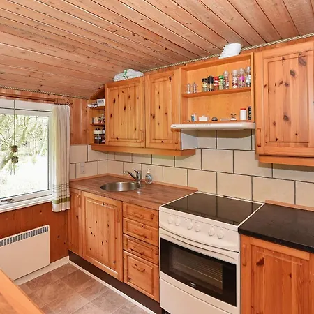 別荘 4 Star Holiday Home In Norre Nebel